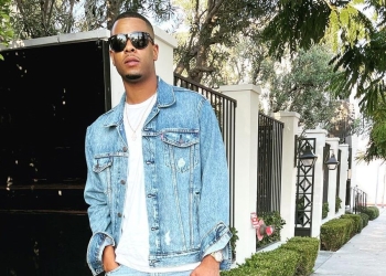 J. Alphonse Nicholson in a denim jacket