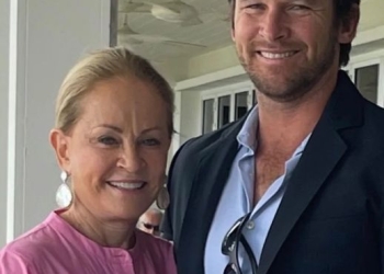 Laura Andrassy with her Son