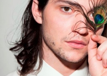 Thomas McDonell for a photoshoot