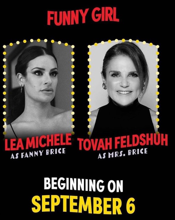 Funny Girl latest Poster shared by Lea Michele