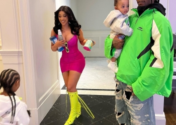 Justine Watson ex-husband Offset with his family