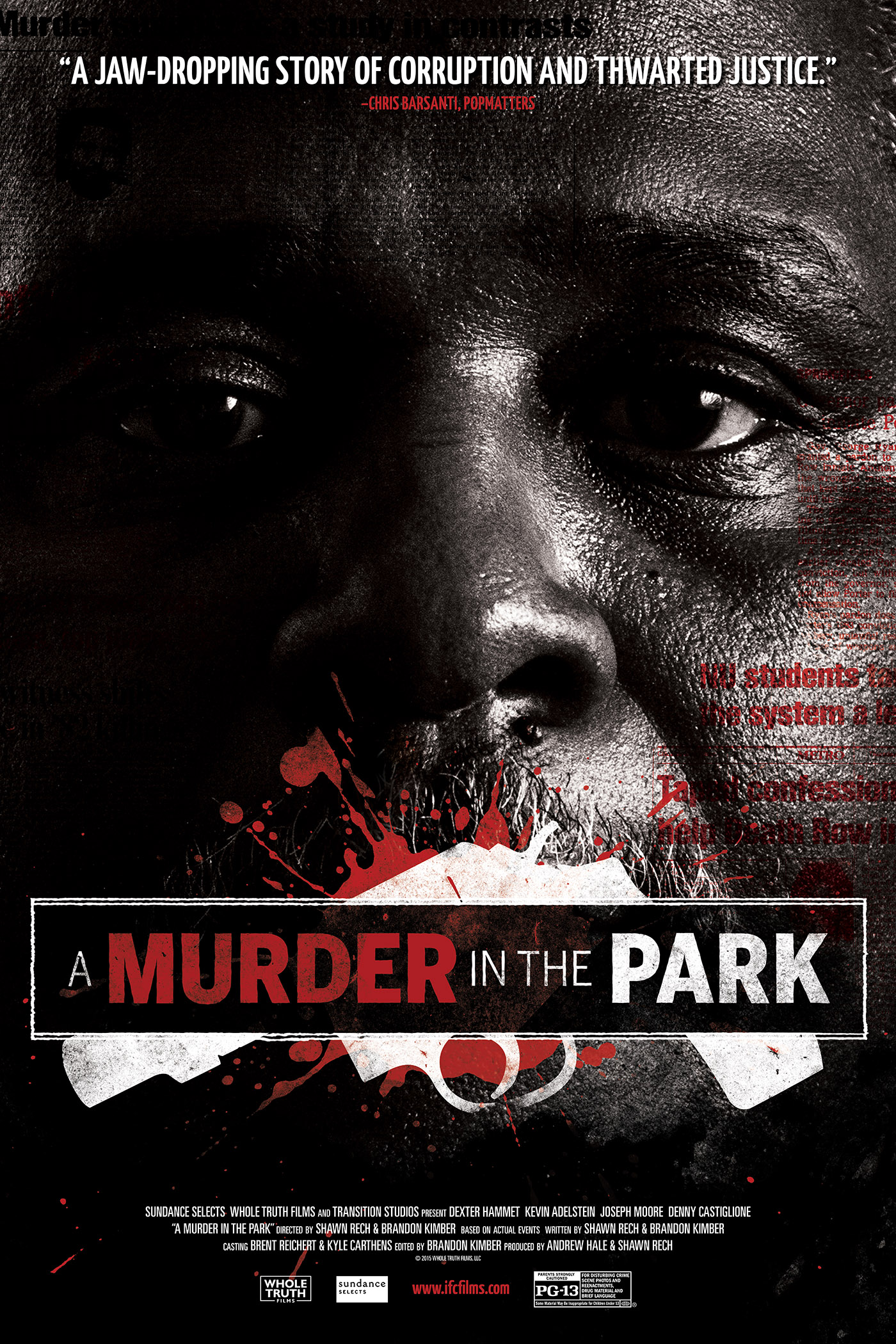 Jacob Lowe starred in documentary A murder in the park