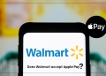 Walmart App on a phone