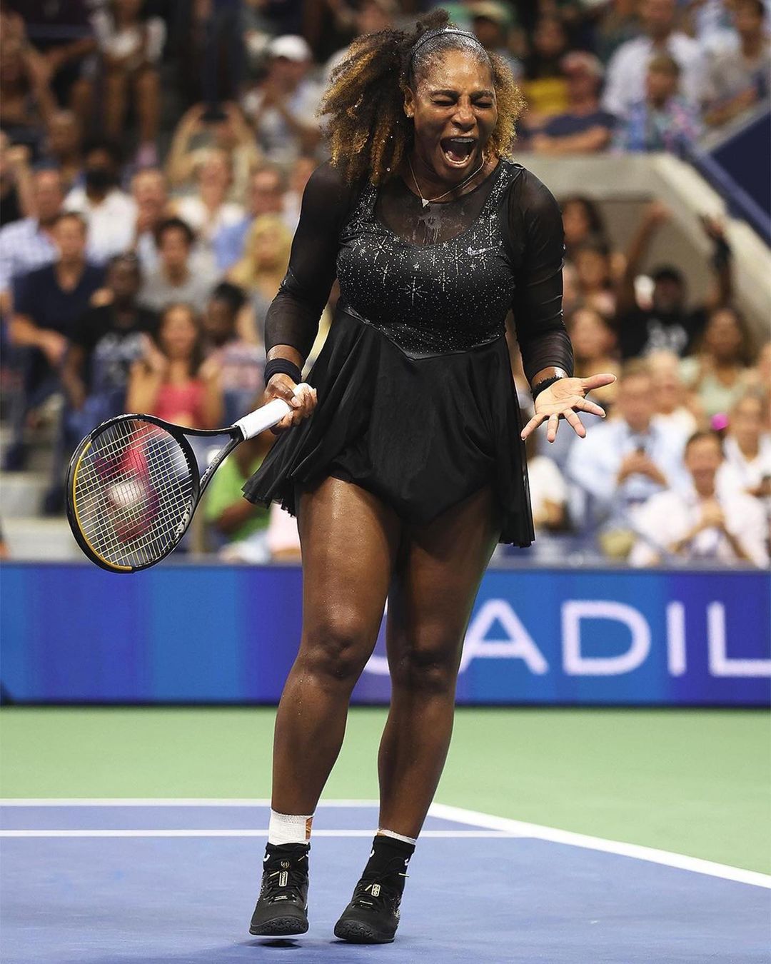Serena Williams winning moment of US Open 2022