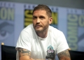 Tom Hardy Wearing White Tee