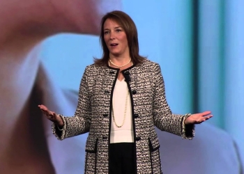 Laura Blackmer attending a lecture
