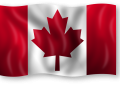 animated canada flag