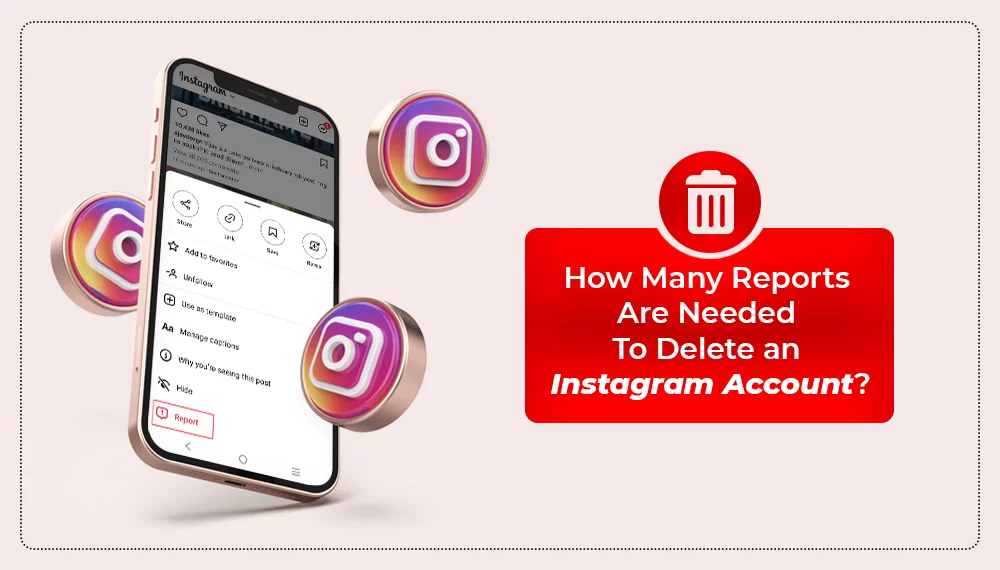 how mnay reports are needed to delete an Instagram account