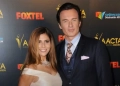 Kelly Paniagua and Julian McMahon at an award event