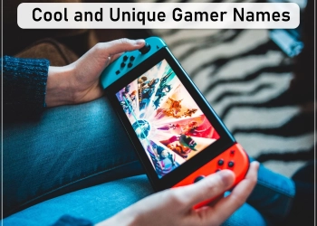 Cool and Unique Gamer Names