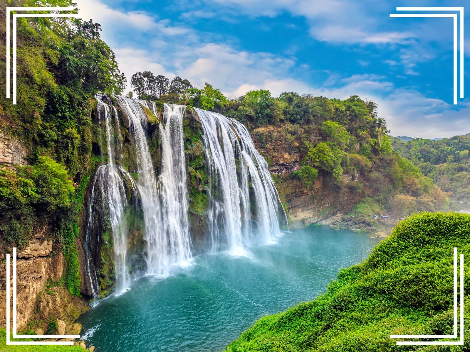 Mauritius waterfall